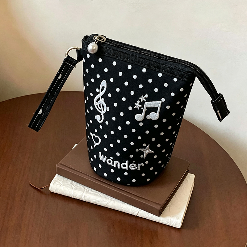 Kawaii Polka Dot Music Note Em - đánh giá và giá Pencil Case Large