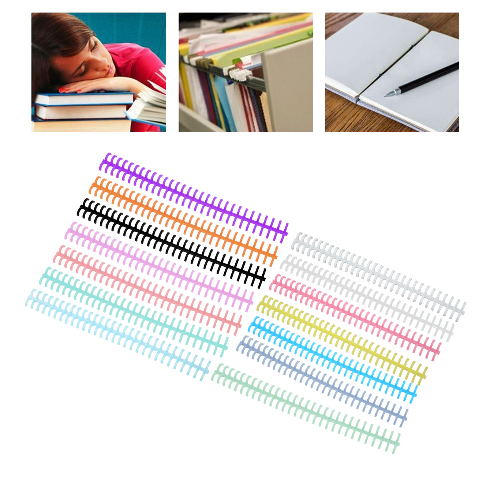 10PCS 30 Hole Loose Leaf Bindi - đánh giá và giá Binding Comb Plastic