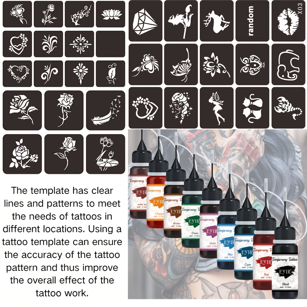 12 Colors Temporary Tattoo Gel - đánh giá và giá Gel Ink Pen Set