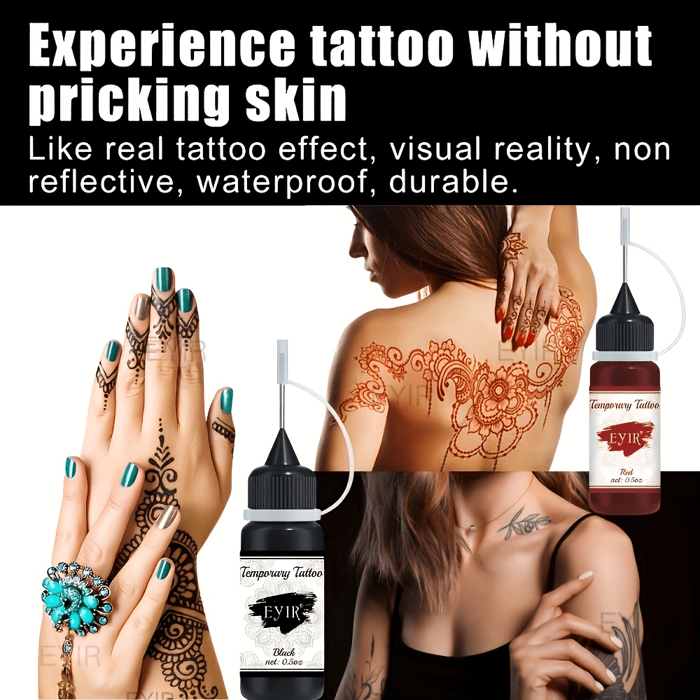 12 Colors Temporary Tattoo Gel - đánh giá và giá Gel Ink Pen Set