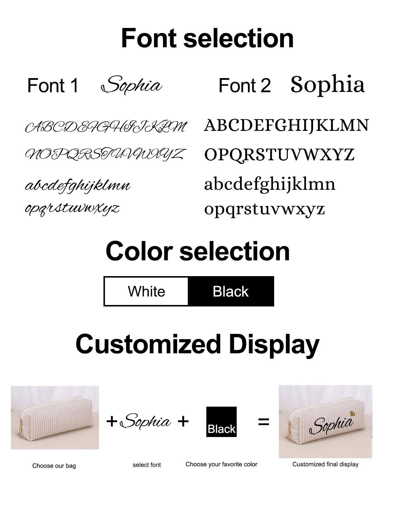 Custom Name Heat Transfer Cord - đánh giá và giá Pencil Case Large