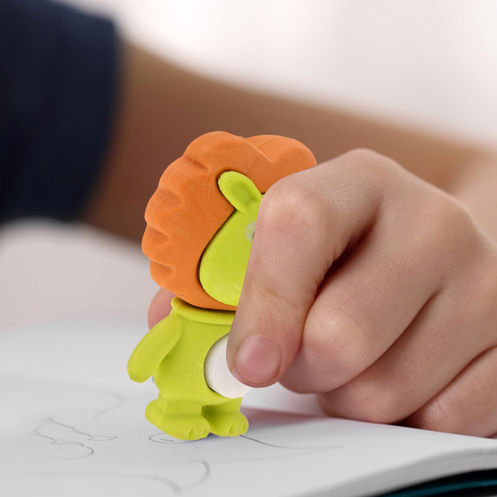 18Pcs Small Lion Eraser Lovely - đánh giá và giá Lion Stationery & Office Supply(Kunshan)Co.Ltd
