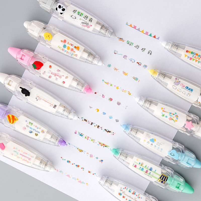 KawaiiDuck Panda Cherry Fish B - đánh giá và giá Correction Tape Roller