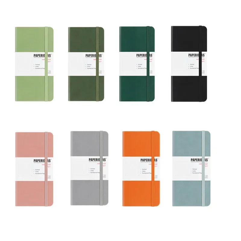 Travel Notebook Numbered Hard  - đánh giá và giá Notebook Dotted A5