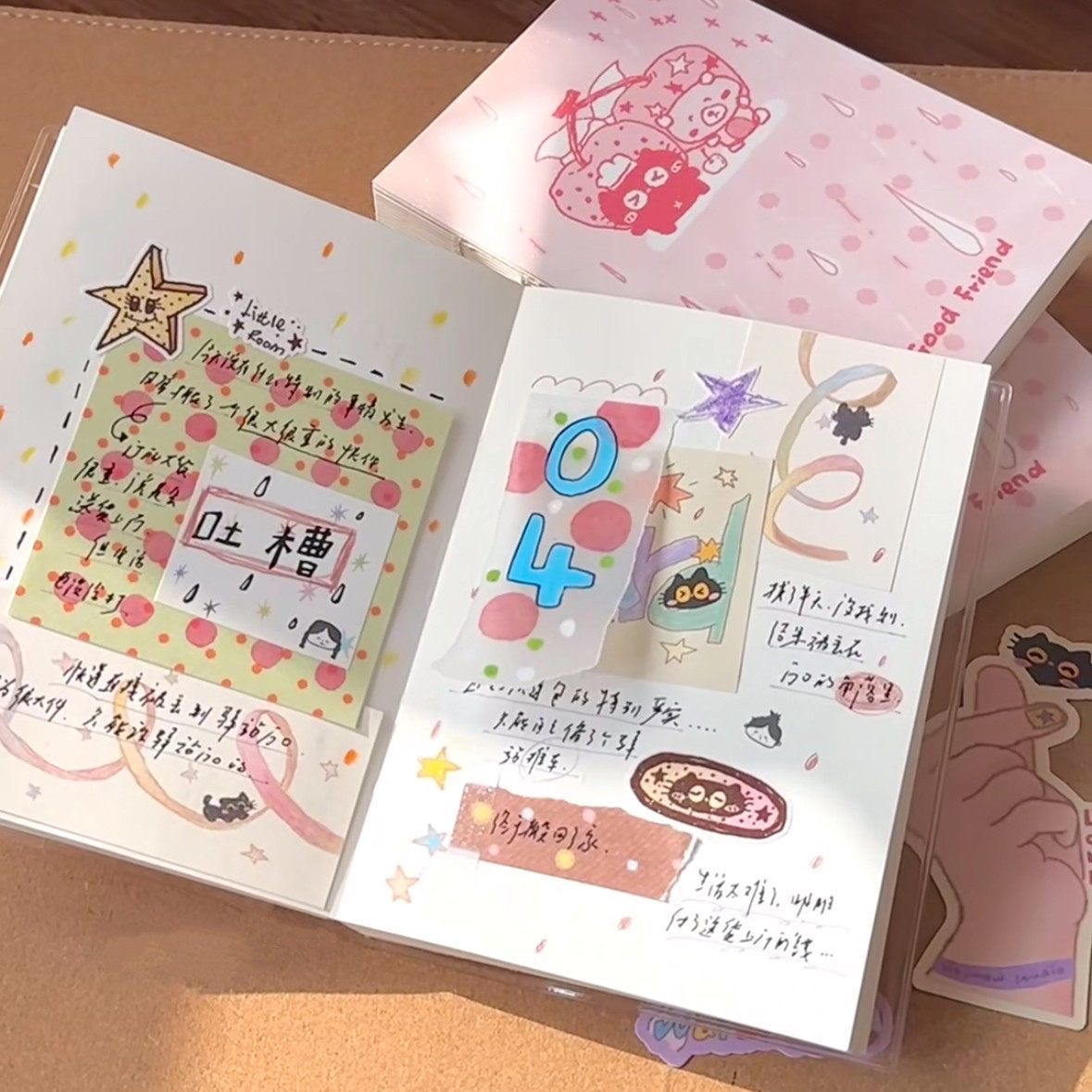 Korean-style Notebook Frosted  - đánh giá và giá Notebook Dotted A5