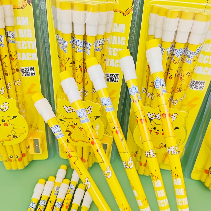 12pcs pokemon pencil with Eras - đánh giá và giá Office Supply Office Stationery Items