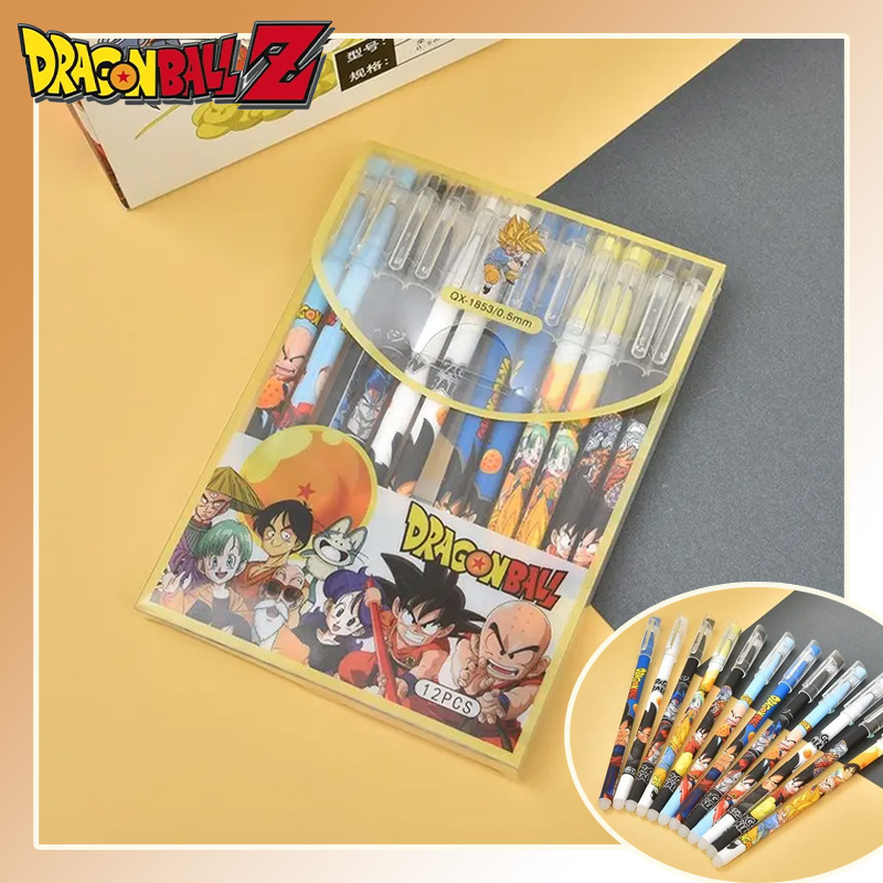 12PCS/Set Dragon Ball Gel Pen  - đánh giá và giá Office Supply Office Stationery Items