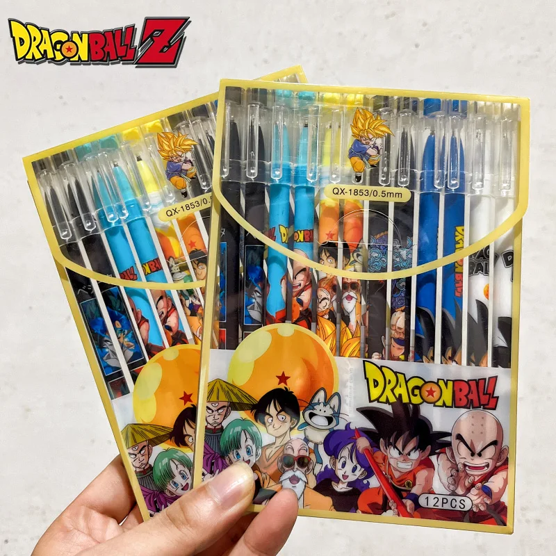 12PCS/Set Dragon Ball Gel Pen  - đánh giá và giá Office Supply Office Stationery Items