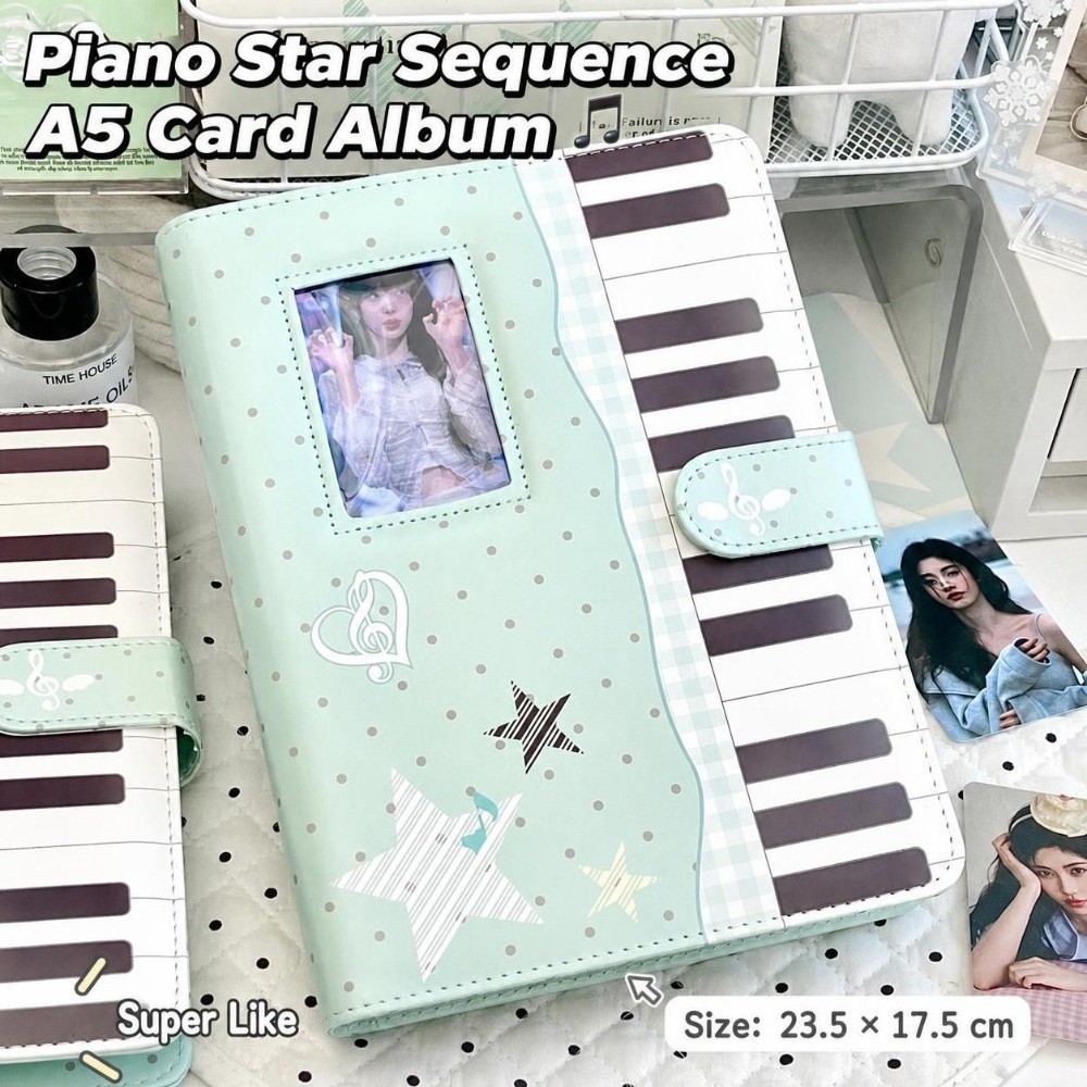 Cute Polka Dot Piano Binder No - đánh giá và giá Notebook Dotted A5